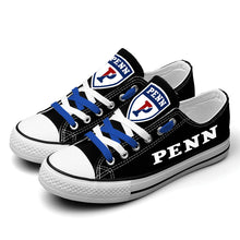 Load image into Gallery viewer, NCAA Penn Quakers Low Top Canvas Shoes Gift For Fans H3010