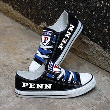 Load image into Gallery viewer, NCAA Penn Quakers Low Top Canvas Shoes Gift For Fans H3010