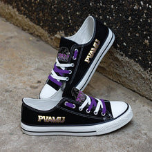 Load image into Gallery viewer, NCAA Prairie View A&amp;M Panthers Low Top Canvas Shoes Gift For Fans H3010