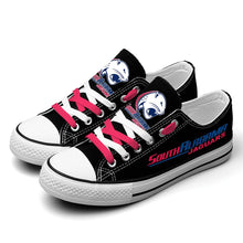 Load image into Gallery viewer, NCAA South Alabama Jaguars Low Top Canvas Shoes Gift For Fans H3010