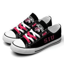 Load image into Gallery viewer, NCAA Southern Illinois Salukis Low Top Canvas Shoes Gift For Fans H3010