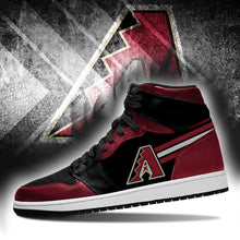 Load image into Gallery viewer, Arizona Diamondbacks MLB Jordan Sneakers Shoes T2910-V01-30