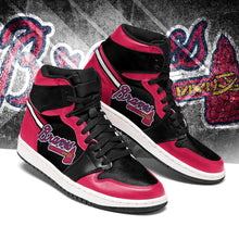 Load image into Gallery viewer, Atlanta Braves MLB Jordan Sneakers Shoes T2910-V01-29