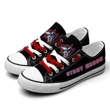 Load image into Gallery viewer, NCAA Stony Brook Seawolves Low Top Canvas Shoes Gift For Fans H3010