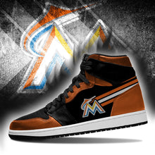 Load image into Gallery viewer, Miami Marlins MLB Jordan Sneakers Shoes T2910-V01-16