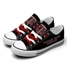 Load image into Gallery viewer, NCAA Texas am Aggies Low Top Canvas Shoes Gift For Fans H3010