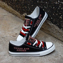 Load image into Gallery viewer, NCAA Texas am Aggies Low Top Canvas Shoes Gift For Fans H3010