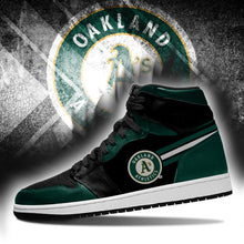 Load image into Gallery viewer, Oakland Athletics MLB Jordan Sneakers Shoes T2910-V01-11