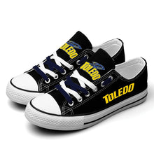 Load image into Gallery viewer, NCAA Toledo Rockets Low Top Canvas Shoes Gift For Fans H3010