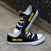 Load image into Gallery viewer, NCAA Toledo Rockets Low Top Canvas Shoes Gift For Fans H3010