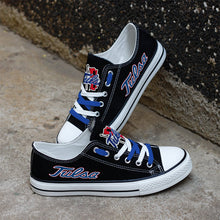 Load image into Gallery viewer, NCAA Tulsa Golden Hurricane Low Top Canvas Shoes Gift For Fans H3010