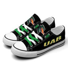 Load image into Gallery viewer, NCAA UAB Blazers Low Top Canvas Shoes Gift For Fans H3010
