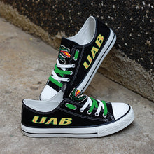 Load image into Gallery viewer, NCAA UAB Blazers Low Top Canvas Shoes Gift For Fans H3010