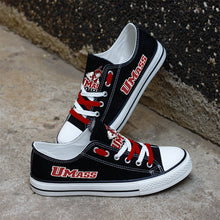 Load image into Gallery viewer, NCAA UMass Minutemen Low Top Canvas Shoes Gift For Fans H3010