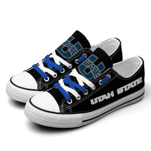 Load image into Gallery viewer, NCAA Utah State Aggies Low Top Canvas Shoes Gift For Fans H3010