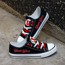 Load image into Gallery viewer, NCAA Utah Utes Low Top Canvas Shoes Gift For Fans H3010