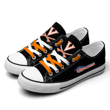 Load image into Gallery viewer, NCAA Virginia Cavaliers Low Top Canvas Shoes Gift For Fans H3010