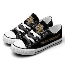 Load image into Gallery viewer, NCAA Wake Forest Demon Deacons Low Top Canvas Shoes Gift For Fans H3010