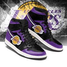 Load image into Gallery viewer, Los Angeles Lakers NBA Jordan Sneakers Shoes T2910-V01-17