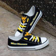 Load image into Gallery viewer, NCAA West Virginia Mountaineers Low Top Canvas Shoes Gift For Fans H3010