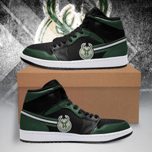 Load image into Gallery viewer, Milwaukee Bucks NBA Jordan Sneakers Shoes T2910-V01-14