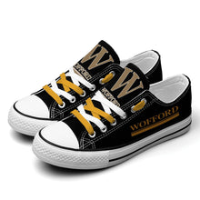 Load image into Gallery viewer, NCAA Wofford Monogram Low Top Canvas Shoes Gift For Fans H3010