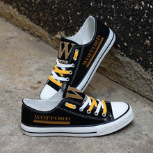 Load image into Gallery viewer, NCAA Wofford Monogram Low Top Canvas Shoes Gift For Fans H3010