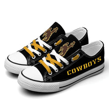 Load image into Gallery viewer, NCAA Wyoming Cowboys Low Top Canvas Shoes Gift For Fans H3010