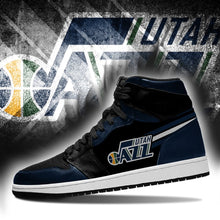 Load image into Gallery viewer, Utah Jazz NBA Jordan Sneakers Shoes T2910-V01-2