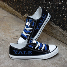 Load image into Gallery viewer, NCAA Yale Bulldogs Low Top Canvas Shoes Gift For Fans H3010