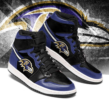 Load image into Gallery viewer, Baltimore Ravens NFL Jordan Sneakers Shoes T2910-V01-30