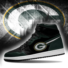 Load image into Gallery viewer, Green Bay Packers NFL Jordan Sneakers Shoes T2910-V01-21