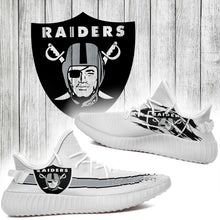Load image into Gallery viewer, Oakland Raiders NFL Like Yeezy Boost Shoes L2610-025