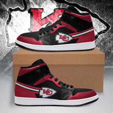 Load image into Gallery viewer, Kansas City Chiefs NFL Jordan Sneakers Shoes T2910-V01-17