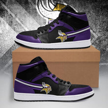 Load image into Gallery viewer, Minnesota Vikings NFL Jordan Sneakers Shoes T2910-V01-13