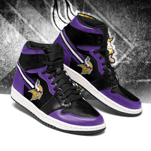 Load image into Gallery viewer, Minnesota Vikings NFL Jordan Sneakers Shoes T2910-V01-13
