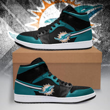 Load image into Gallery viewer, Miami Dolphins NFL Jordan Sneakers Shoes T2910-V01-14