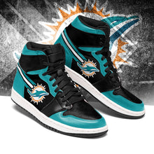 Load image into Gallery viewer, Miami Dolphins NFL Jordan Sneakers Shoes T2910-V01-14