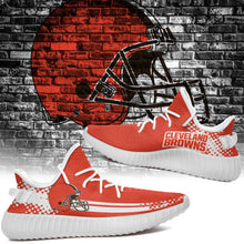 Load image into Gallery viewer, Cleveland Browns NFL Sport Teams Like Yeezy Boost Shoes T1810 006