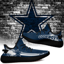 Load image into Gallery viewer, Dallas Cowboys NFL Sport Teams Like Yeezy Boost Shoes T1810 004