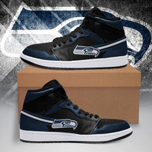 Load image into Gallery viewer, Seattle Seahawks NFL Jordan Sneakers Shoes T2910-V01-4