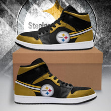 Load image into Gallery viewer, Pittsburgh Steelers NFL Jordan Sneakers Shoes T2910-V01-6