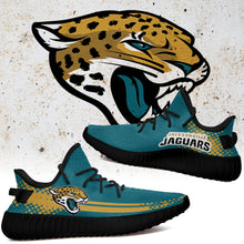 Load image into Gallery viewer, Jacksonville Jaguars NFL Sport Teams Like Yeezy Boost Shoes T1810 030