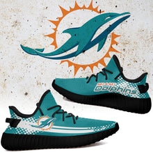 Load image into Gallery viewer, Miami Dolphins NFL Sport Teams Like Yeezy Boost Shoes T1810 026