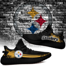 Load image into Gallery viewer, Pittsburgh Steelers NFL Sport Teams Like Yeezy Boost Shoes T1810 019