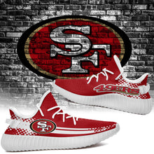Load image into Gallery viewer, San Francisco 49ers NFL Sport Teams Like Yeezy Boost Shoes T1810 017