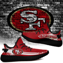 Load image into Gallery viewer, San Francisco 49ers NFL Sport Teams Like Yeezy Boost Shoes T1810 017