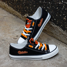 Load image into Gallery viewer, MLB Baltimore Orioles Low Top Canvas Shoes Gift For Fans H0411