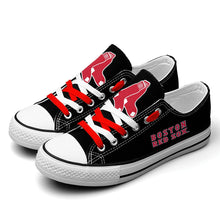 Load image into Gallery viewer, MLB Boston Red Sox Low Top Canvas Shoes Gift For Fans H0411
