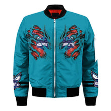 Load image into Gallery viewer, Charlotte Hornets NBA Claws Bomber Jacket Apparel Gift For Fans L0411-04